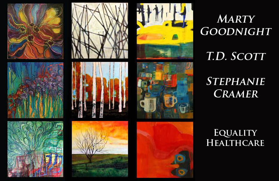 Art Walk: Featured Artists Marty Goodnight, Stephanie Cramer and T.D. Scott