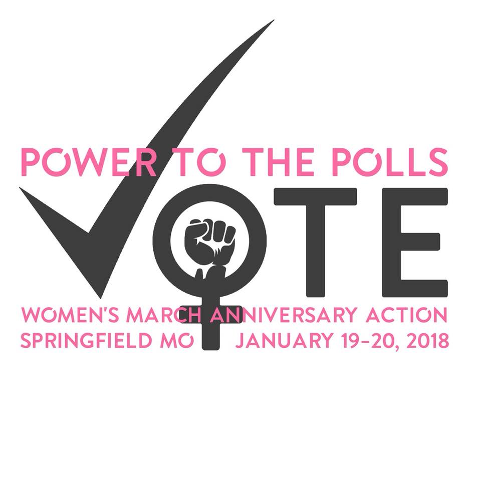 Power to the Polls: Springfield Women's March Anniversary Action