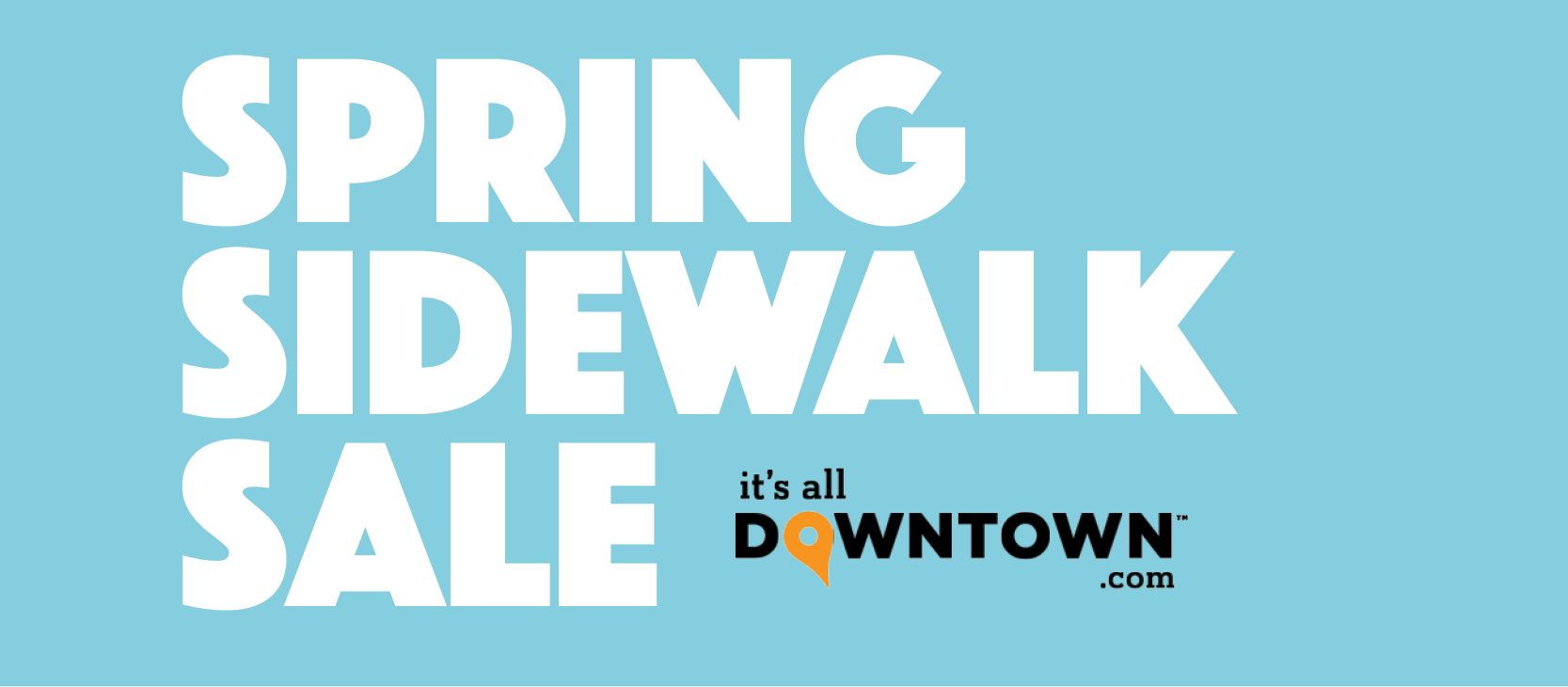 Spring Sidewalk Sale