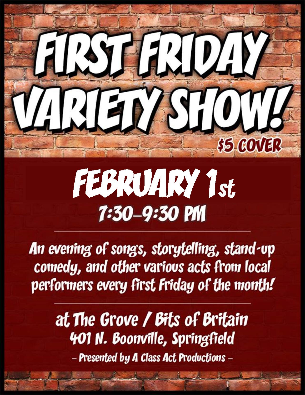 First Friday Variety