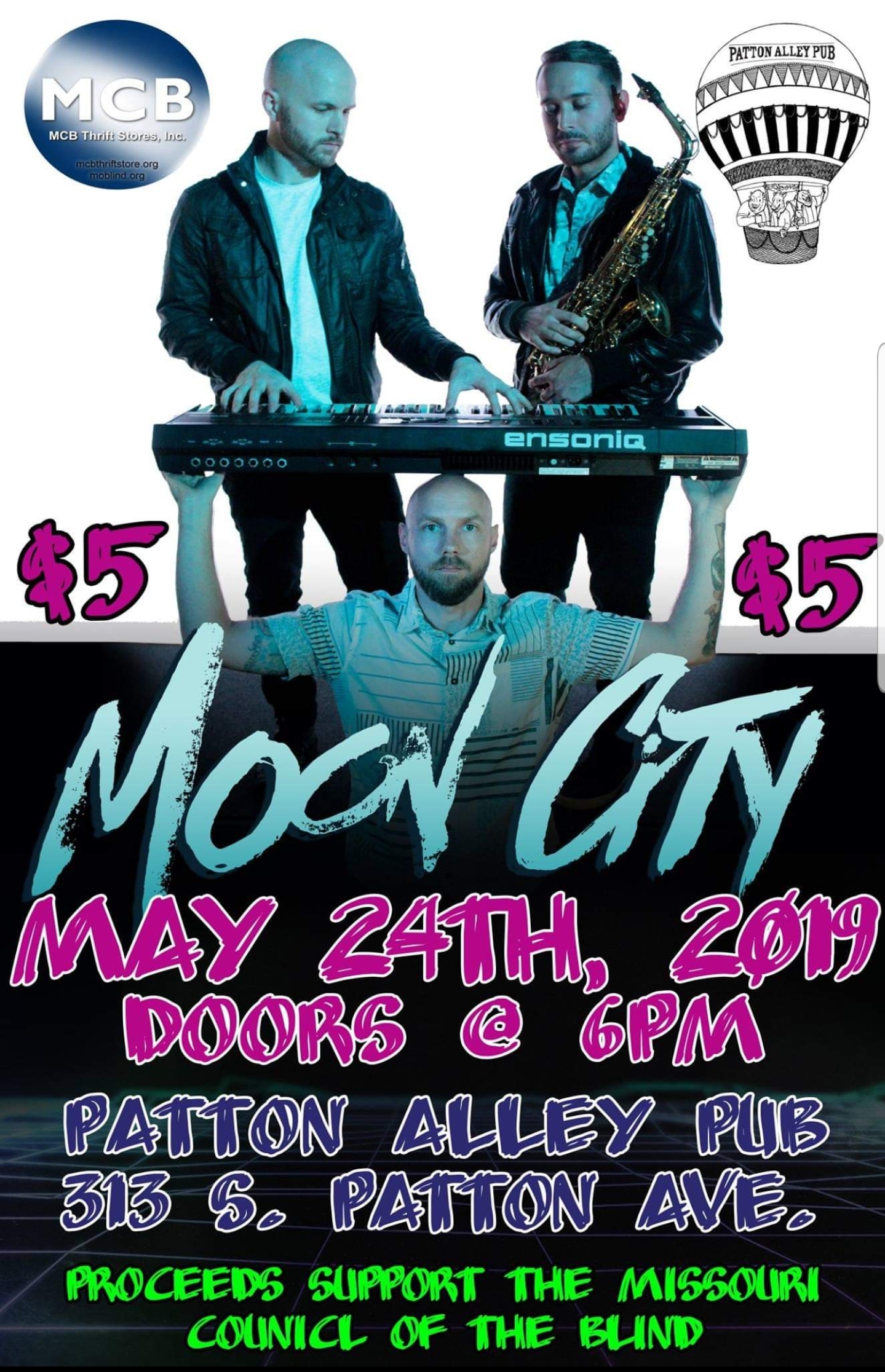 Moon City at Patton Alley Pub