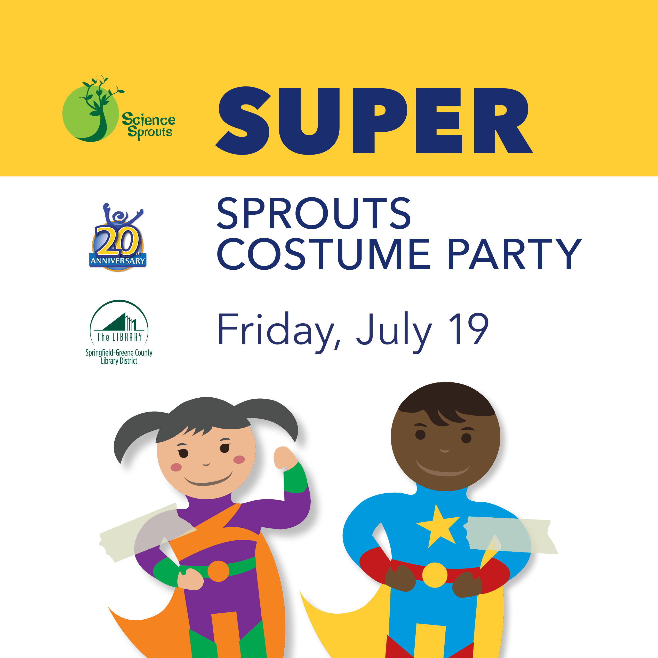 Science Sprouts: Super Sprouts Costume Party