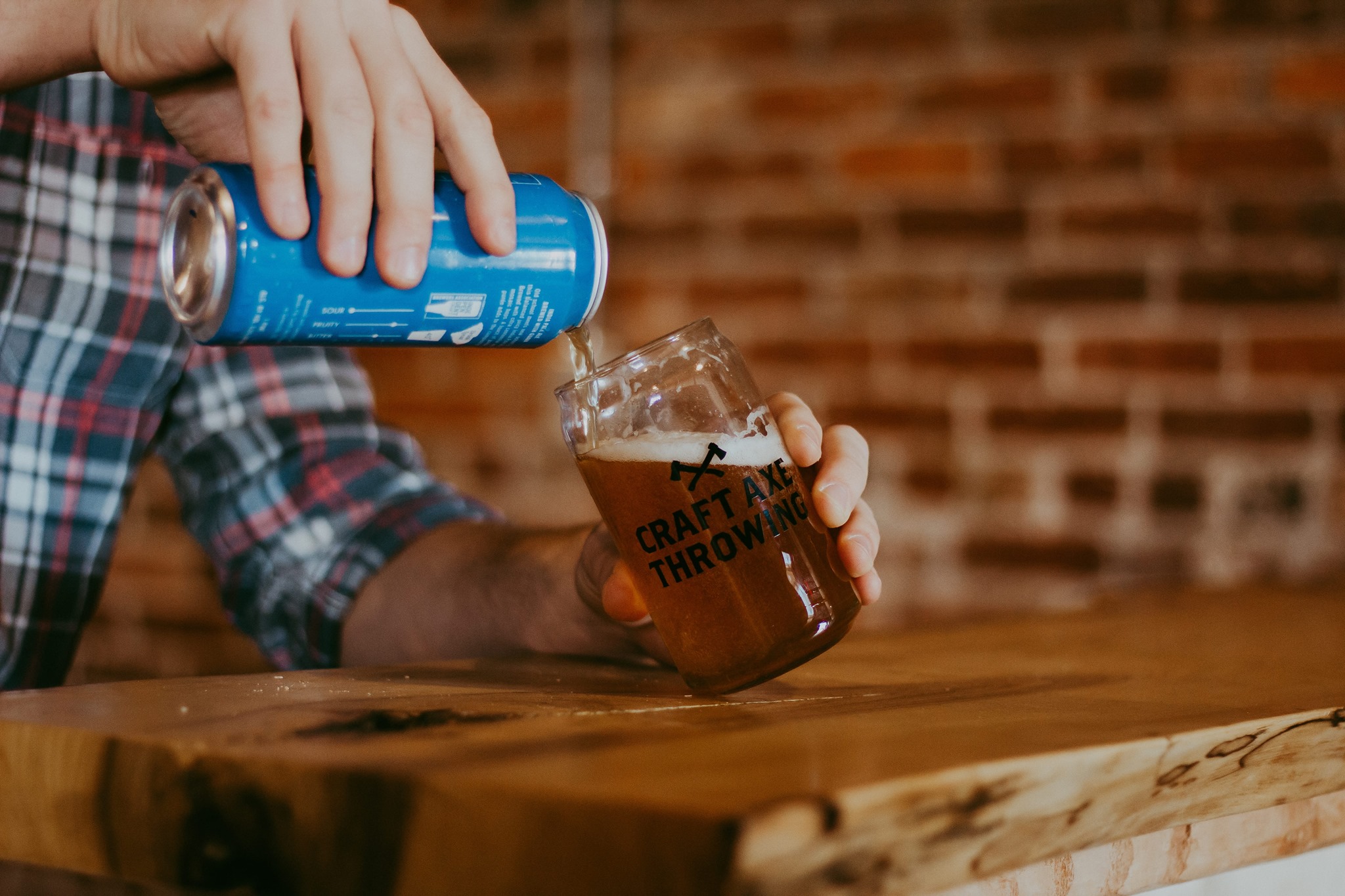 International Beer Day at Craft Axe Throwing It's All Downtown It's