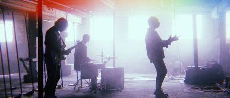 Indie band Veaux performs on stage