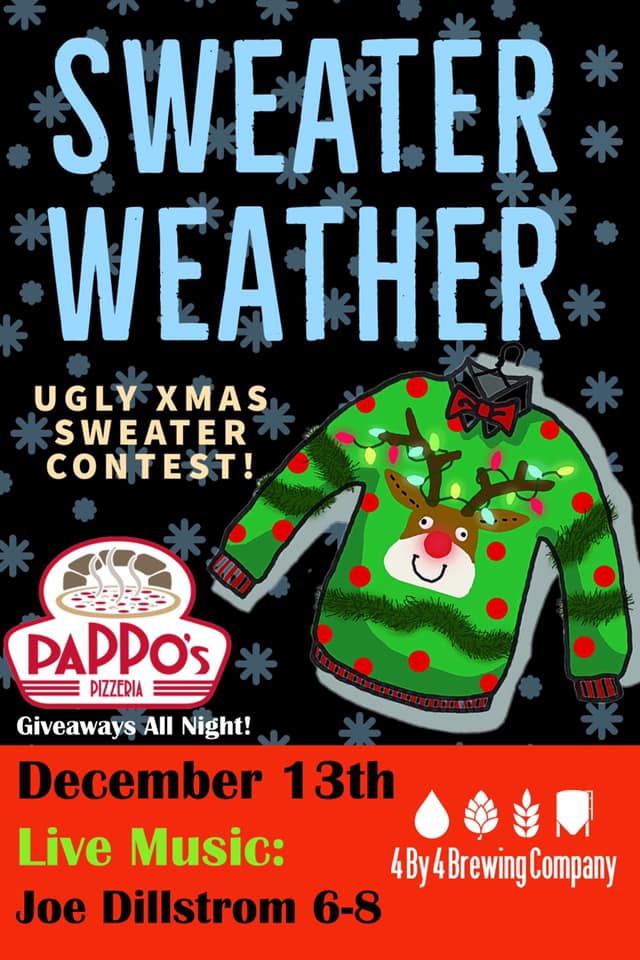 Ugly Sweater Party at Pappo's Pizzeria & Pub