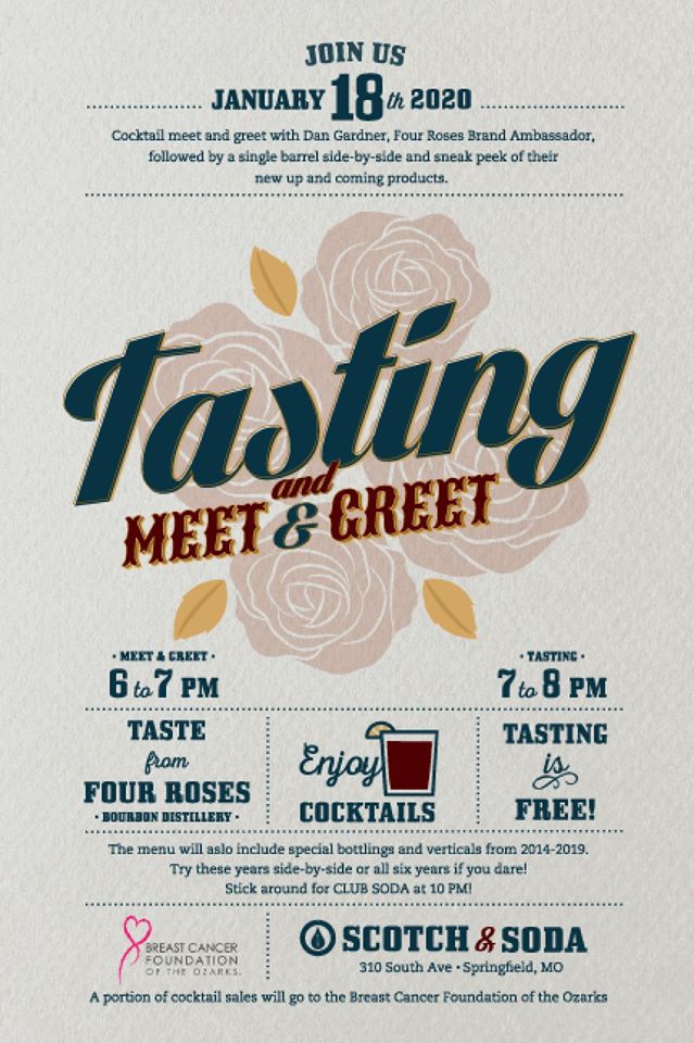 Four Roses Tasting / Meet and Greet at Scotch & Soda