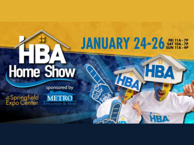 Event poster for HBA Home Show — at Springfield Expo Center