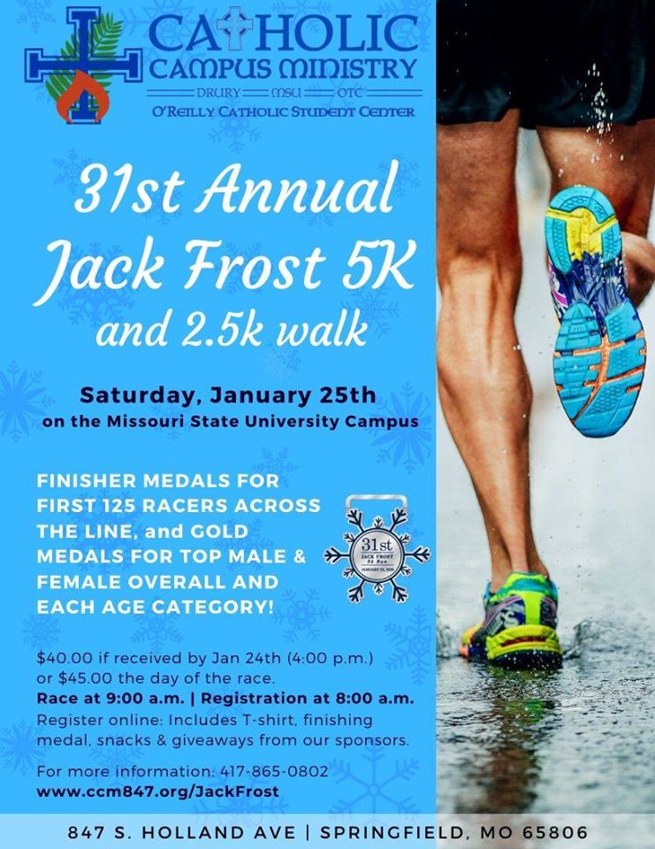 Jack Frost 5K — at Catholic Campus Ministries