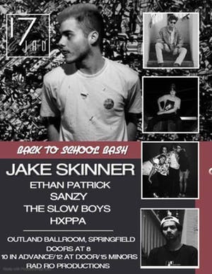 Jake Skinner w/ Ethan Patrick, The Slow Boys + More @ The Outland