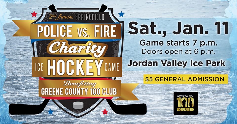 Police vs. Fire Charity Ice Hockey Game 2020 — at Jordan Valley Ice Park