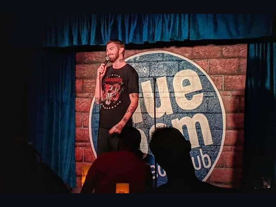 Tim Montileone album recording at Blue Room Comedy Club