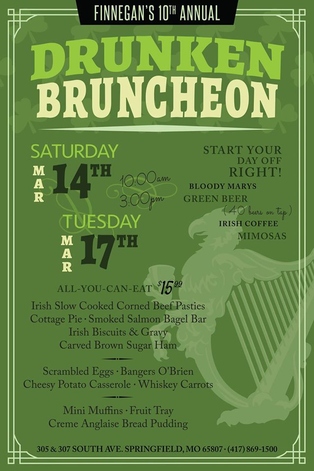 The Drunken Bruncheon at Finnegan's Wake!