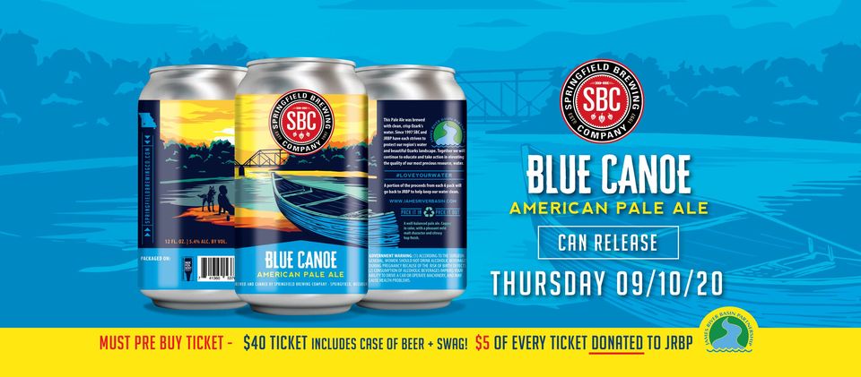 Springfield Brewing Company Blue Canoe Can Release