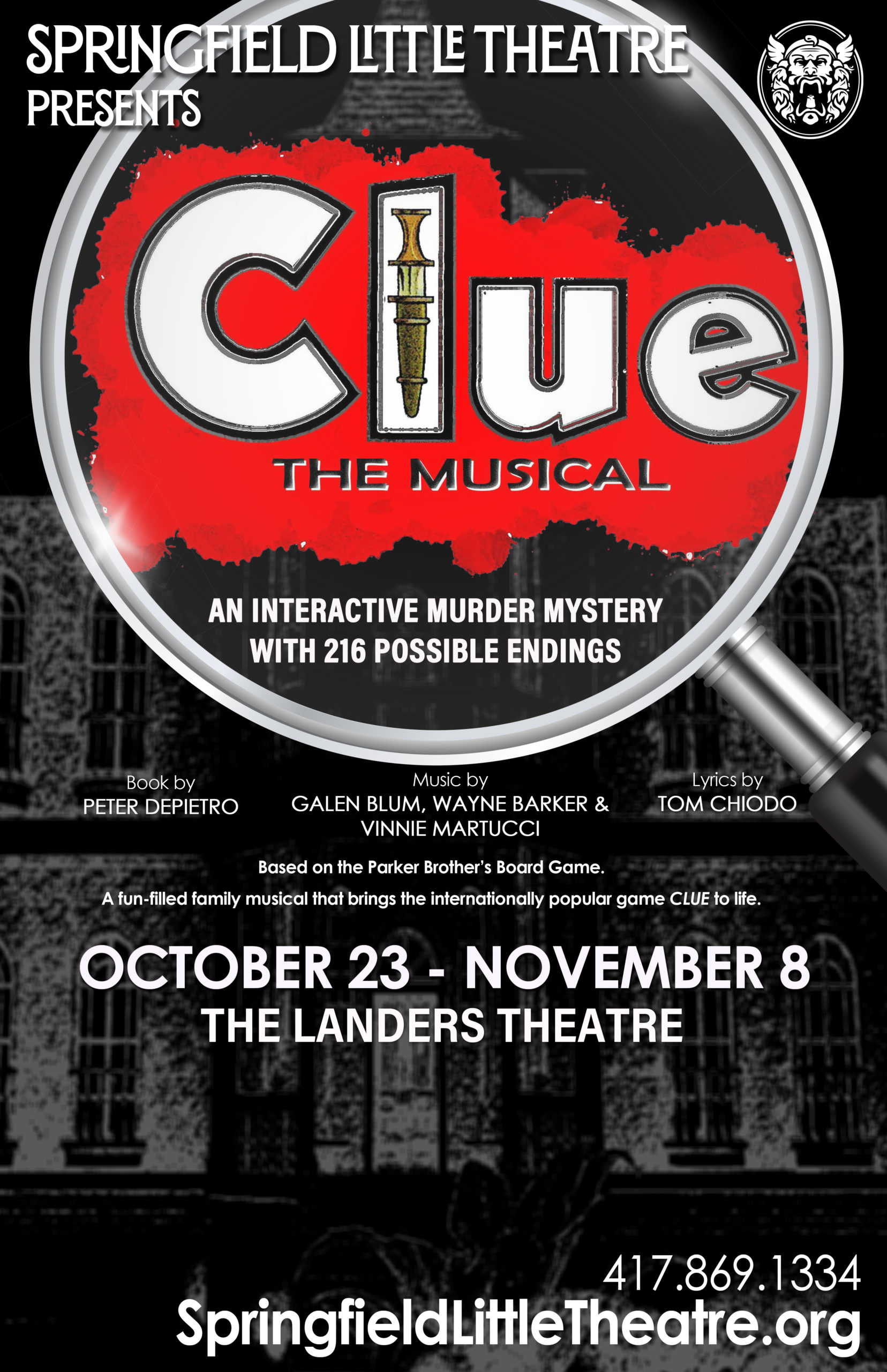 CLUE: THE  MUSICAL at Springfield Little Theatre