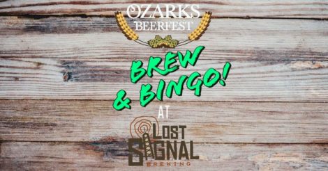 Event poster for Brew and Bingo at Lost Signal!