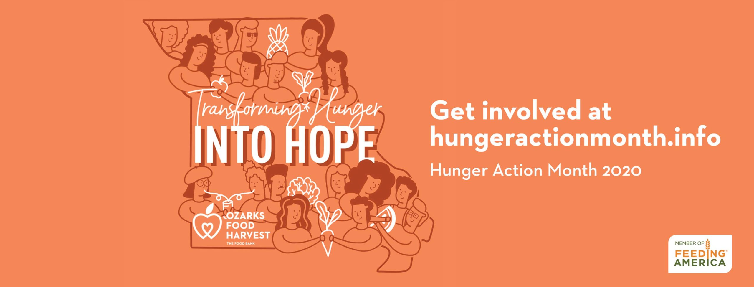 Logo for Hunger Action Month