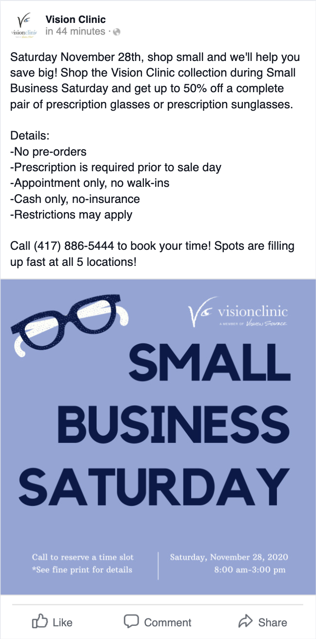 Small Business Saturday Glasses