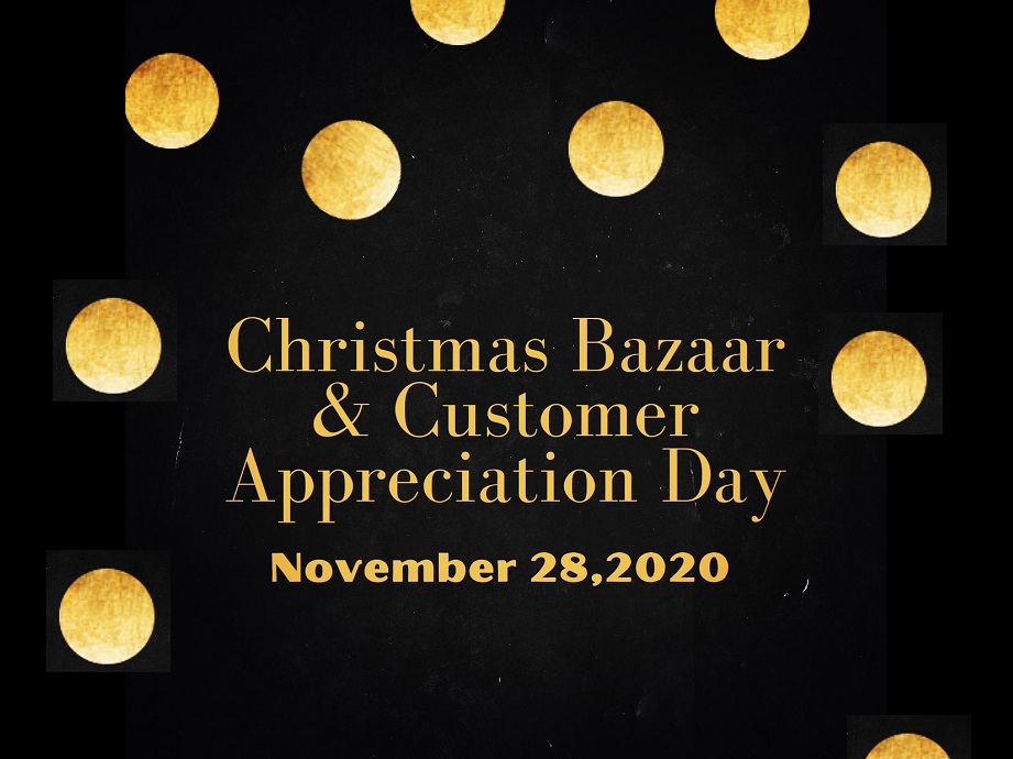 Downtown Nutrition Club Christmas Bazaar & Customer Appreciation Day