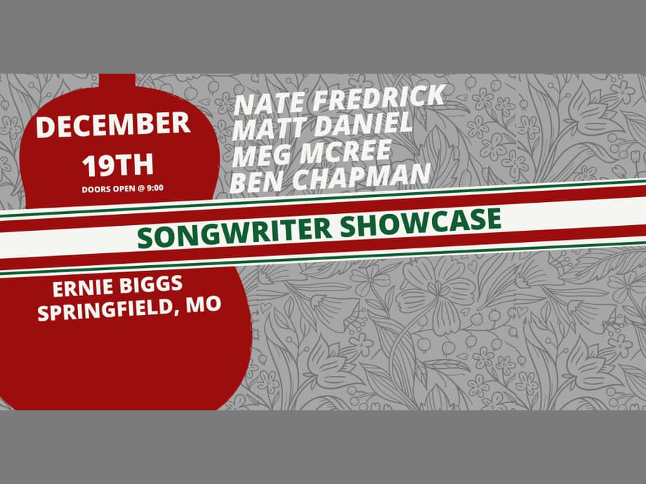 Songwriters Showcase — at Ernie Biggs
