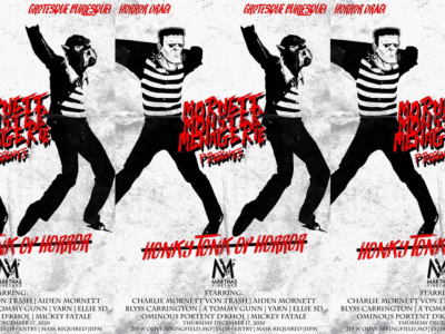 Event poster for MMM: Honky Tonk of Horrors — at Martha's Vineyard
