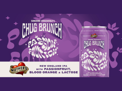 Event poster for Chug Brunch: Passion Fruition Release @ Mother's Brewing Company