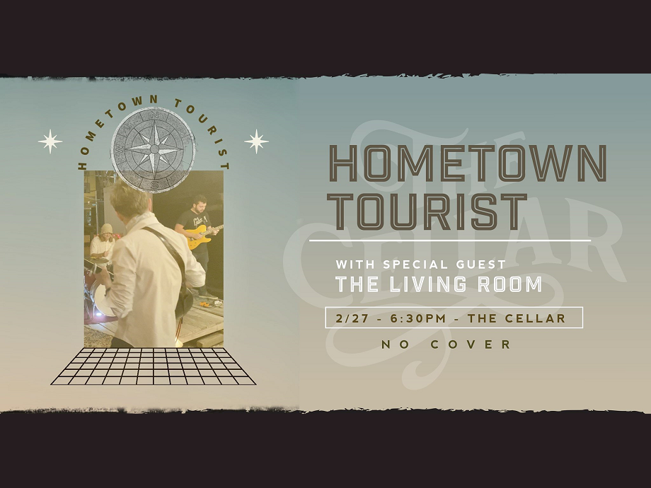 Hometown Tourist w/ special guest the Living Room @ SBC's The Cellar