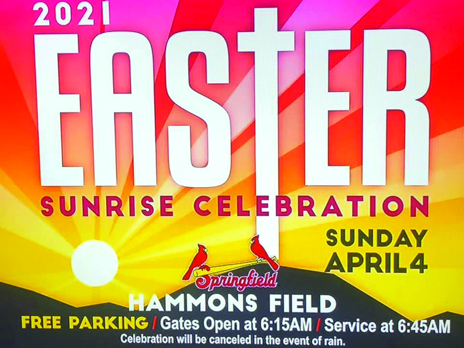 Easter Sunrise Celebration @ Hammons Field