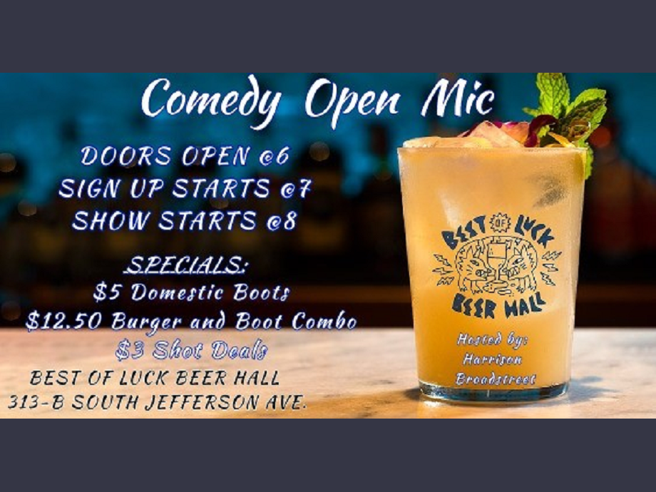 Comedy Open Mic @ Best of Luck