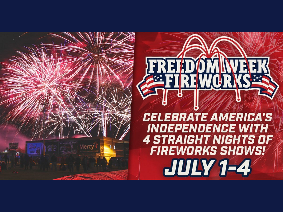 Freedom Week Fireworks Series at Hammons Field