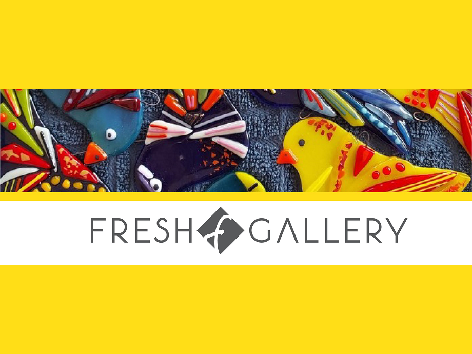 Fused Glass Bird Garden Stake Class @ Fresh Gallery