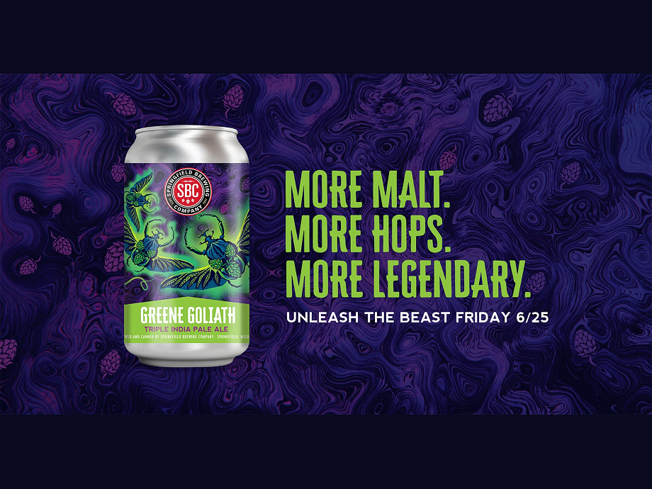 Greene Goliath Triple IPA Draft & Can Release @ Springfield Brewing Company