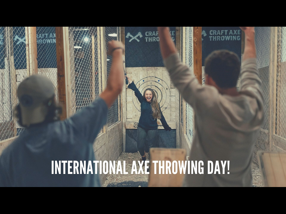 International Axe Throwing Day! at Craft Axe Throwing