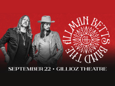 Event poster for The Allman Betts Band at the Gillioz
