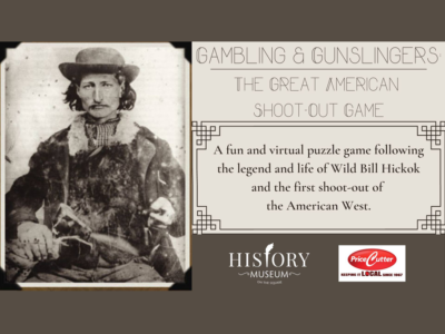 Event poster for The Great American Virtual Shoot-Out Game + Party Kit