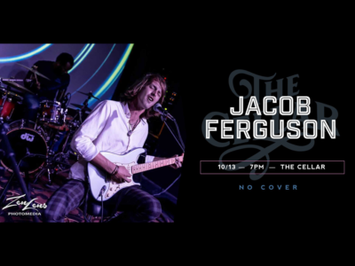 Event poster for Jacob Ferguson @ The Cellar