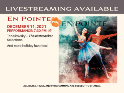 Event poster for Springfield Symphony Orchestra: En Pointe @ Hammons Hall for the Performing Arts