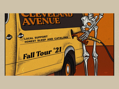 Event poster for Clifediver+ Clevland Avenue + Honest Sleep + Catalina @ Outland Ballroom