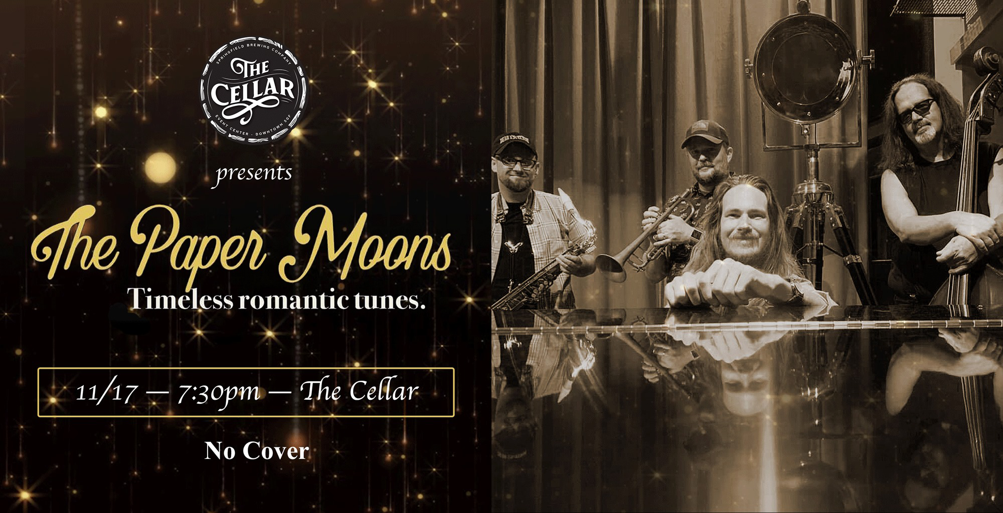 Timeless Romantic Tunes with The Paper Moons @ The Cellar