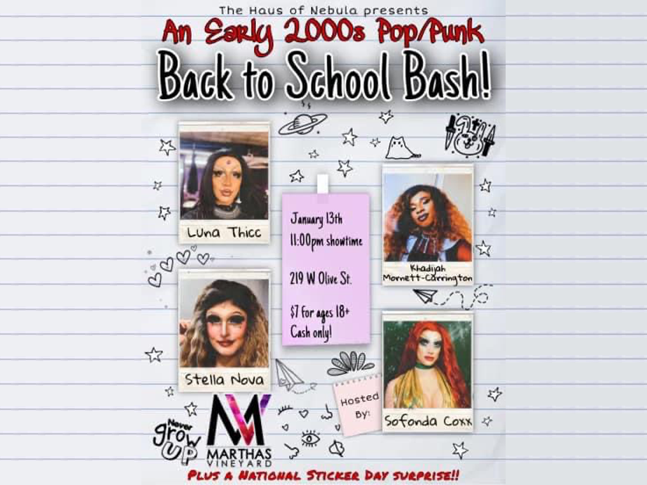 Haus of Nebula Presents : An Early 200's Pop/Punk Back to School Bash! @ Martha's Vineyard