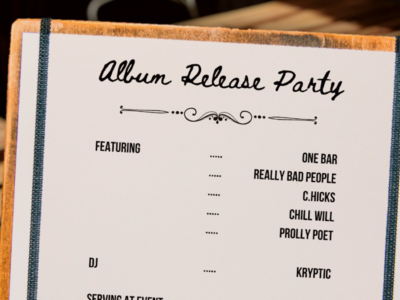 One Bar Album Release Party @ Odyssey