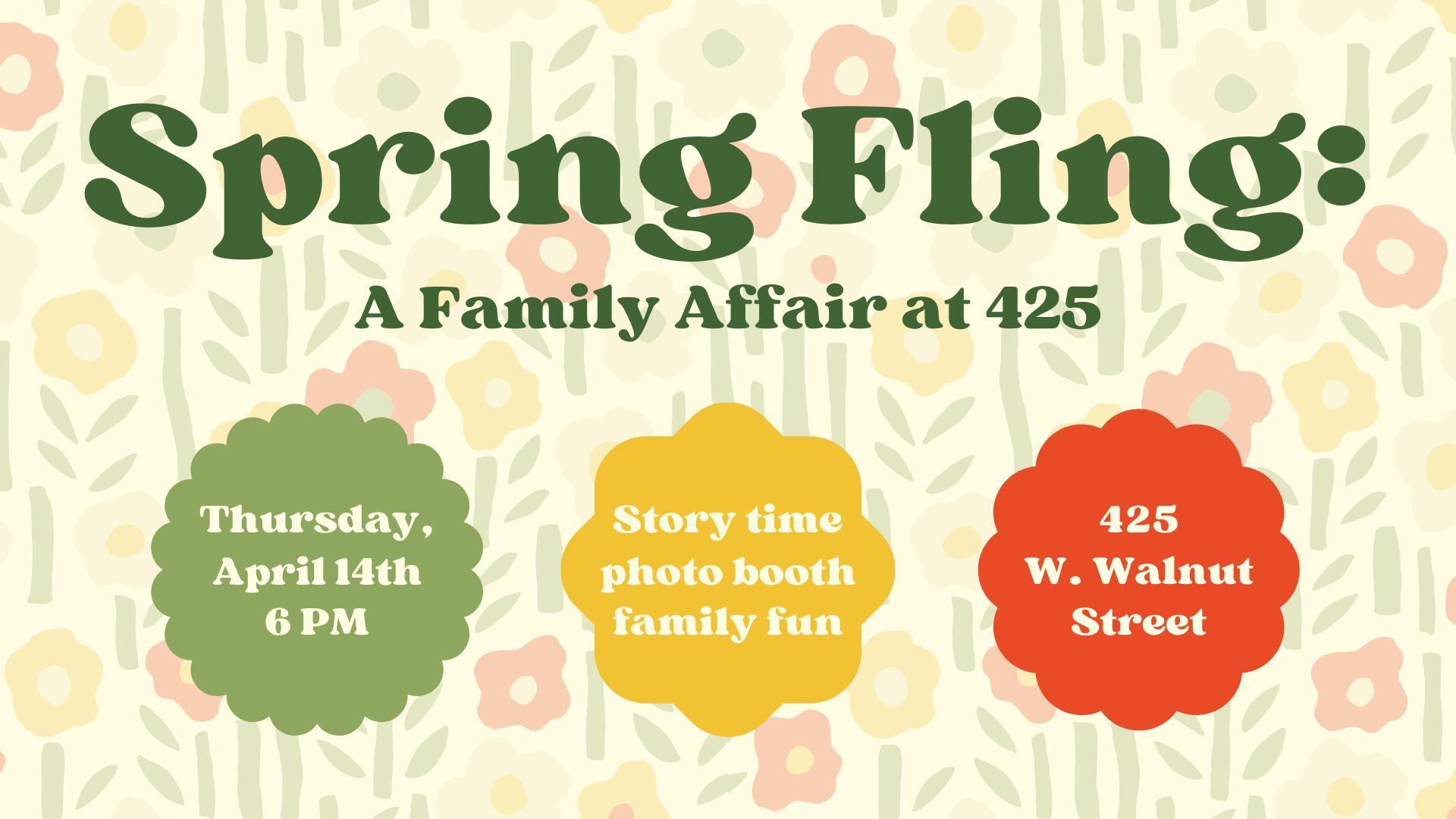 Spring Fling: A Family Affair at 425