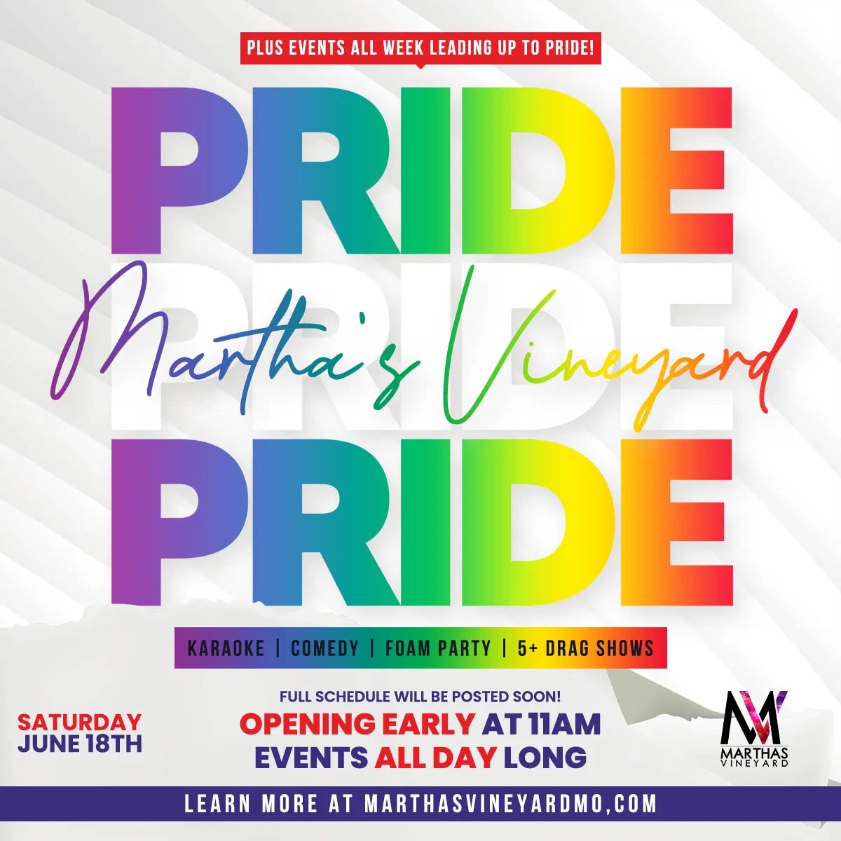 PRIDE 2022 at Martha's Vineyard