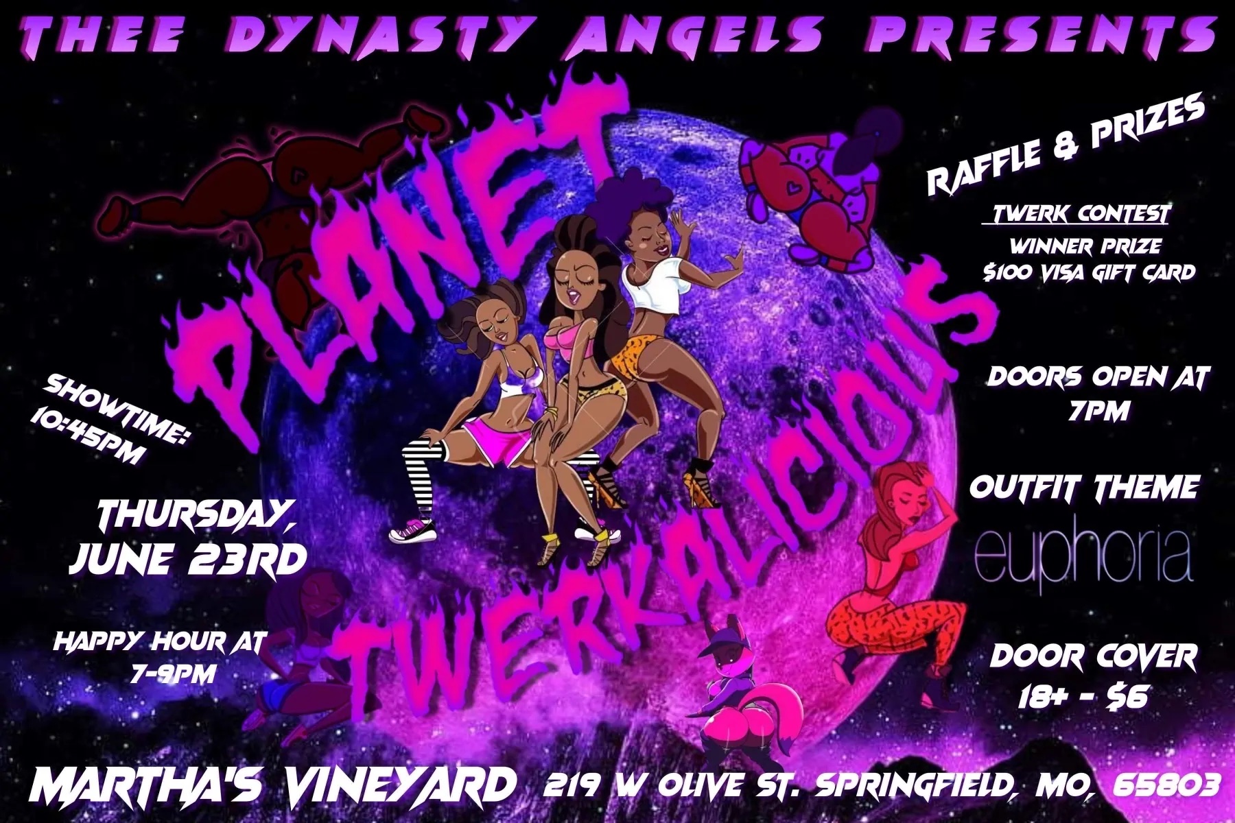 Planet Twerkalicious presented by Thee Dynasty Angels