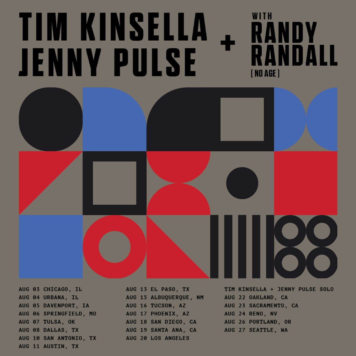 Tim Kinsella & Jenny Pulse + Randy Randall (No Age)