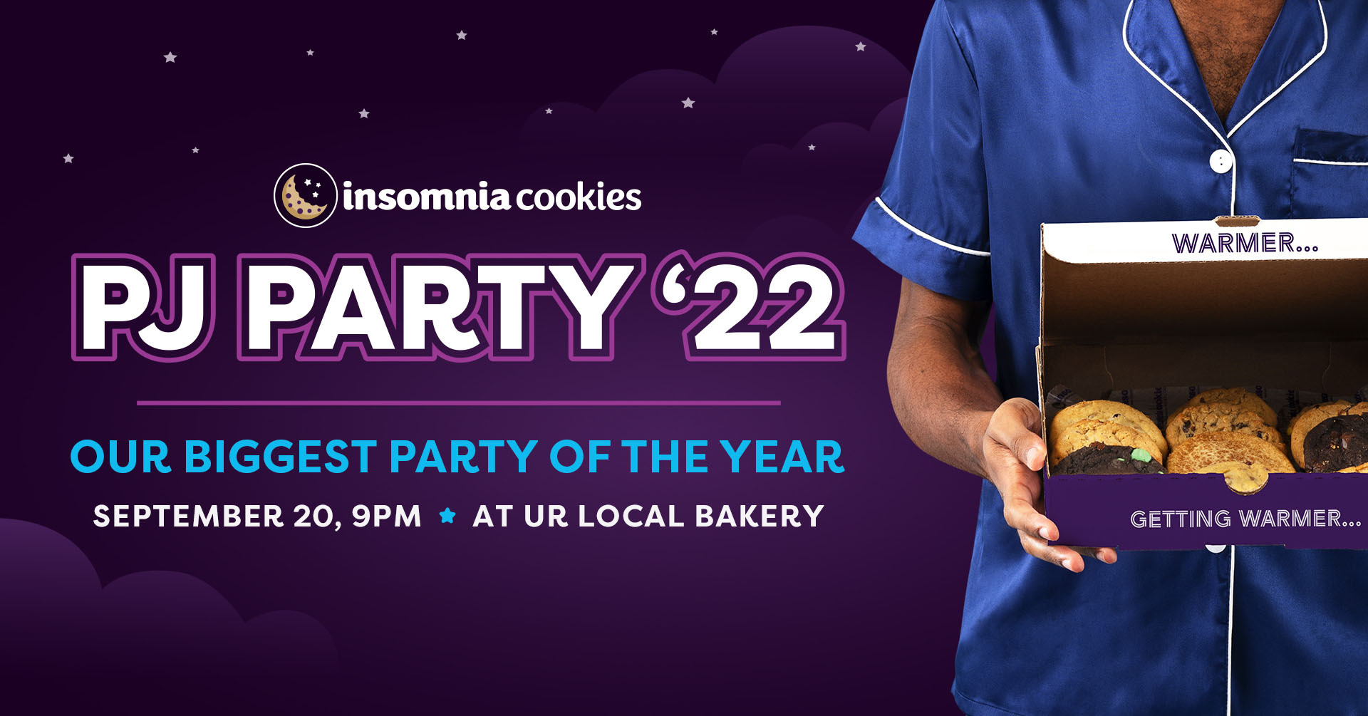 Insomnia Cookies PJ PARTY '22 It's All Downtown It's All Downtown