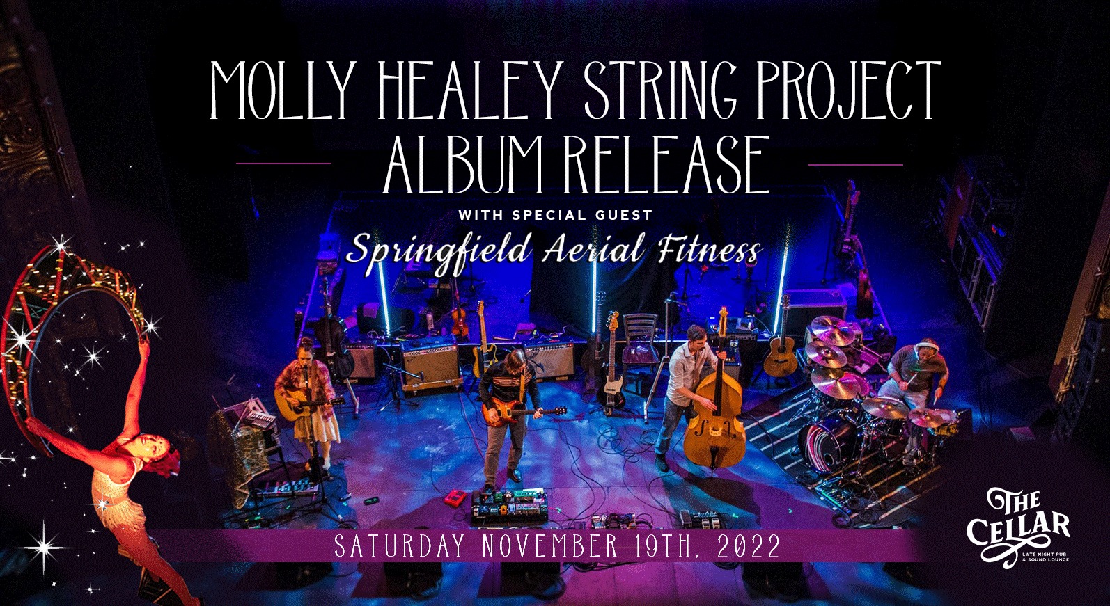 Molly Healey String Project Album Release w/ special guest Springfield Aerial Fitness