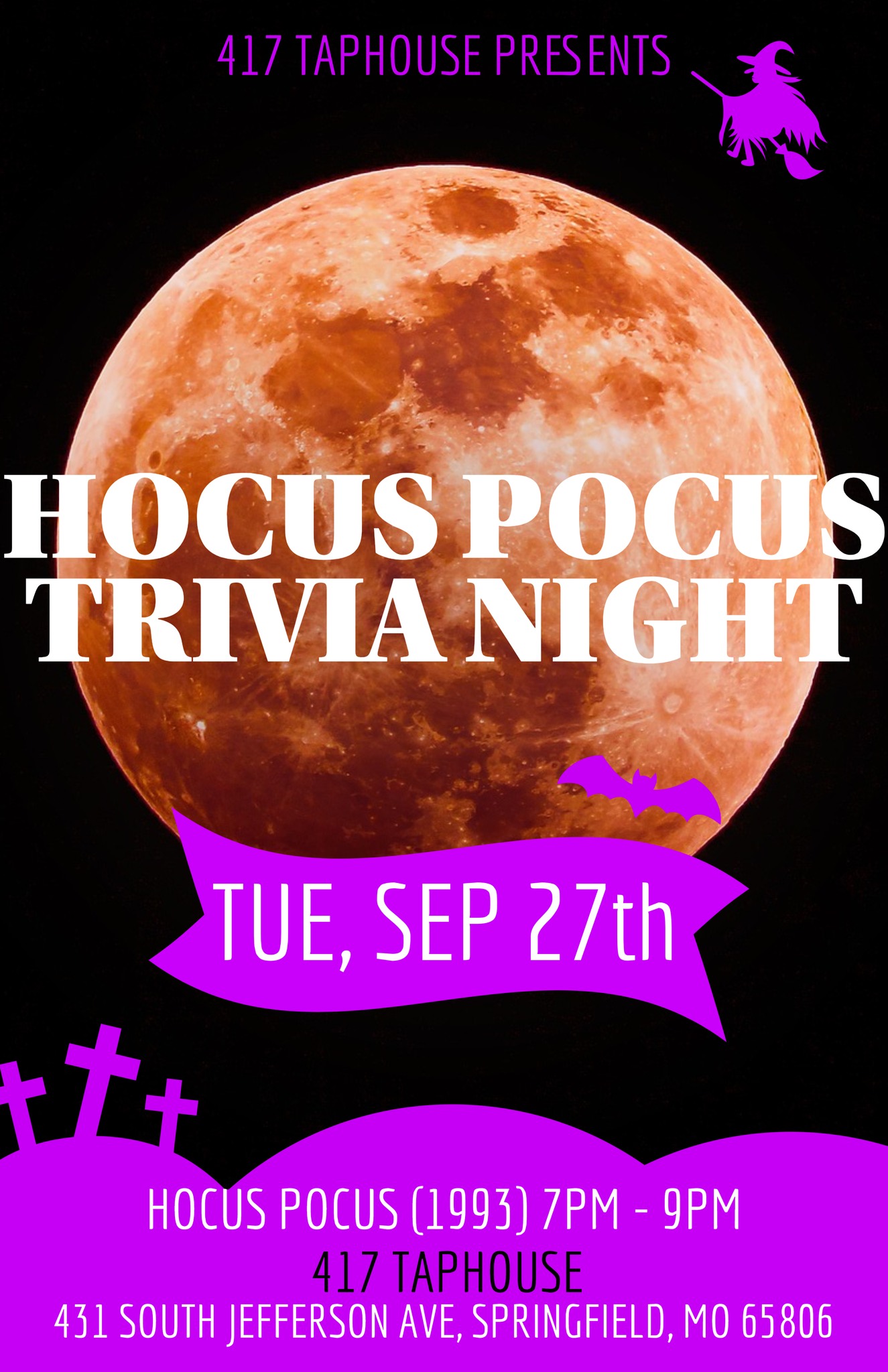 Hocus Pocus Trivia Night