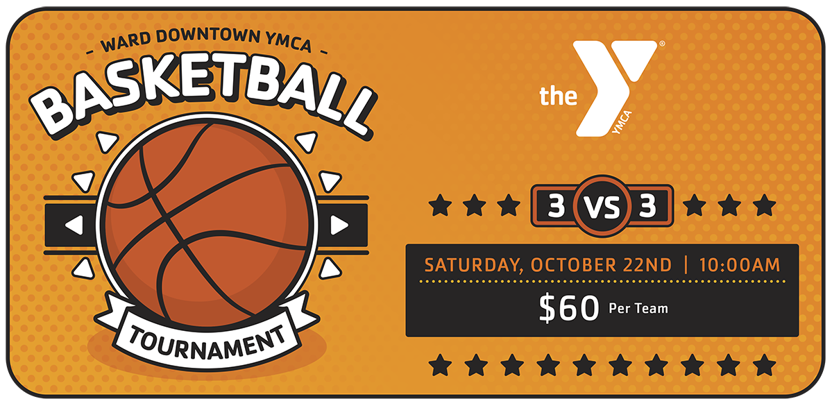 Ward Downtown YMCA 3 vs. 3 Basketball Tournament