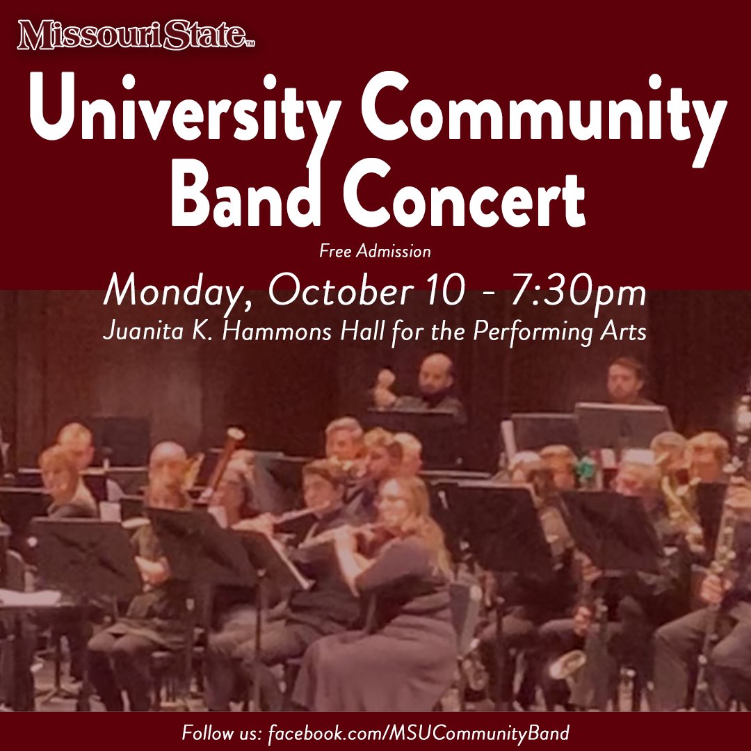 Missouri State University Community Band Concert