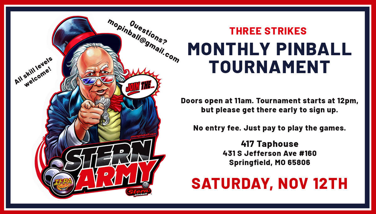 Three Strikes Tournament at 417Taphouse